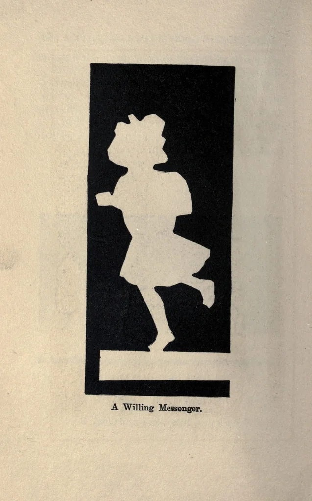An illustration from When mother lets us cut out pictures, 1918, leaf 78