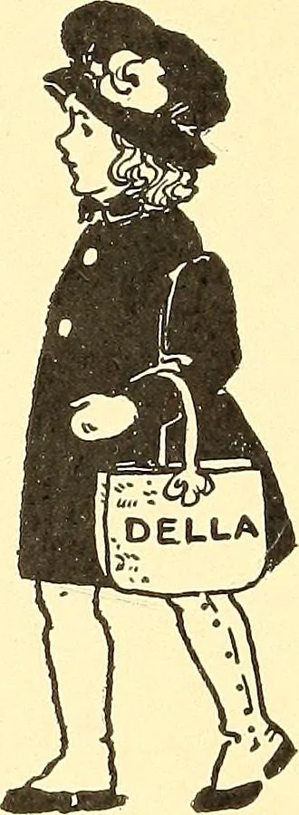An illustration from When mother lets us play, 1911, leaf 49
