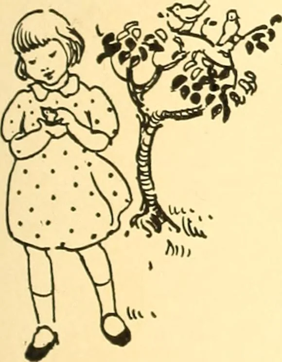 An illustration from When mother lets us play, 1911, leaf 52