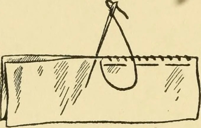 An illustration from When mother lets us sew, 1910, leaf 31