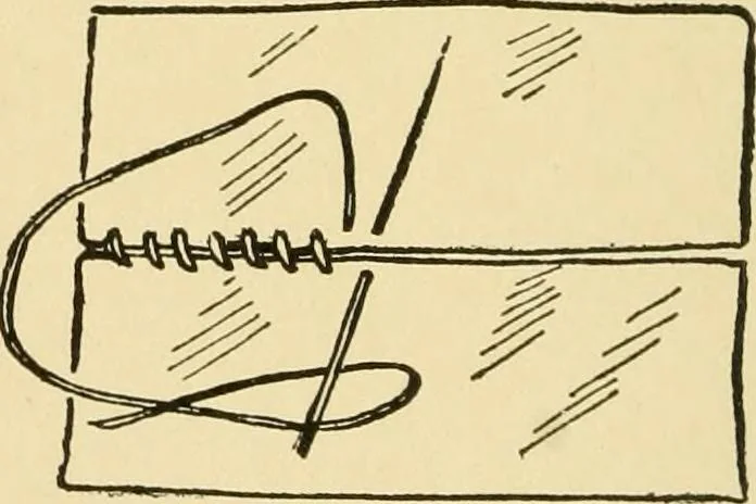 An illustration from When mother lets us sew, 1910, leaf 31
