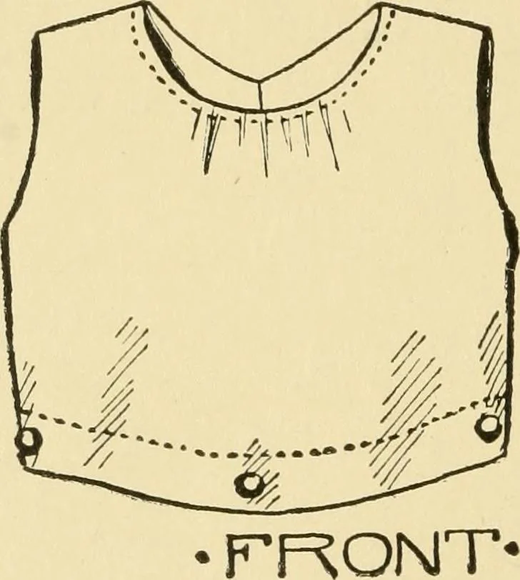 An illustration from When mother lets us sew, 1910, leaf 59