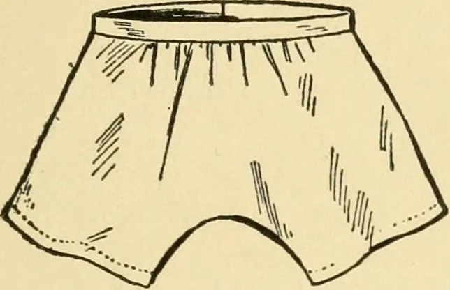 An illustration from When mother lets us sew, 1910, leaf 64