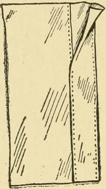 An illustration from When mother lets us sew, 1910, leaf 75