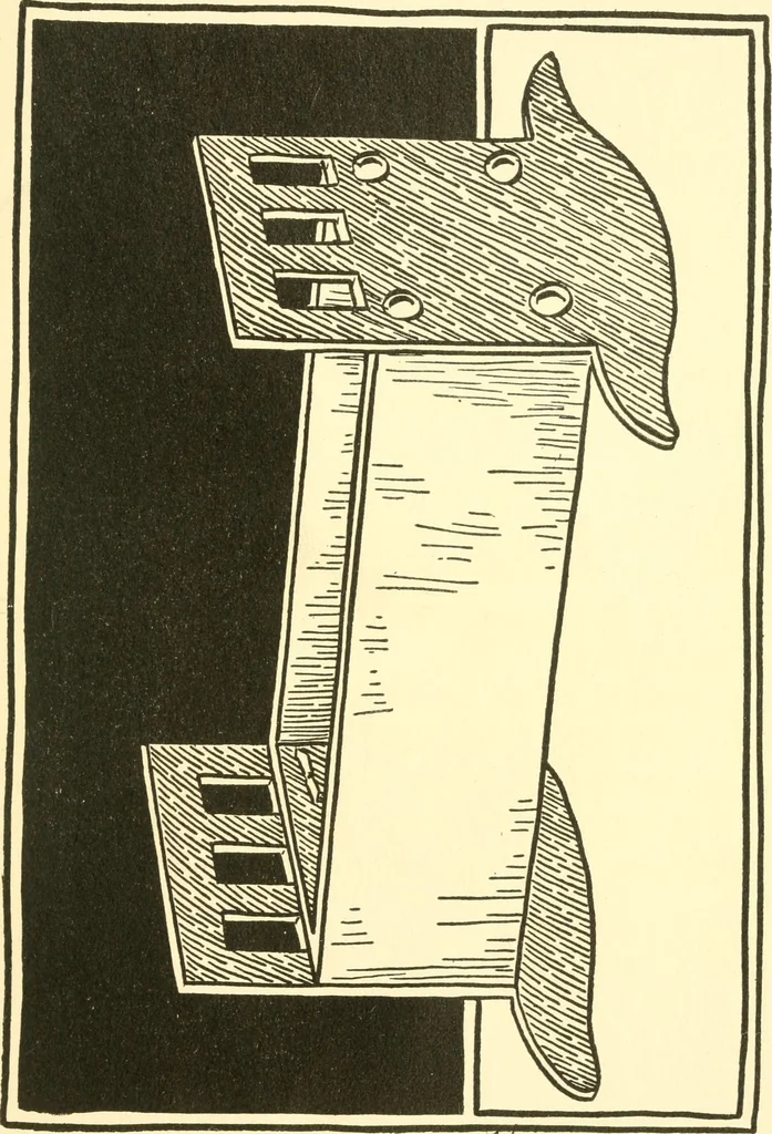 An illustration from When mother lets us make paper box furniture; a book which shows children just how to make most attractive toy furniture out of materials which cost practically nothing--toys which give as much pleasure as those from expensive toy shops, 1914, leaf 106