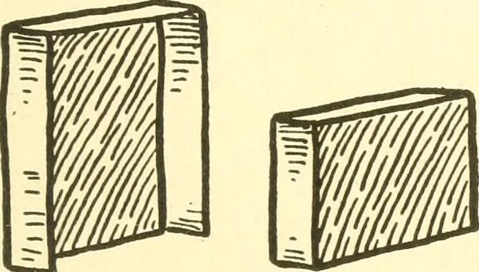 An illustration from When mother lets us make paper box furniture; a book which shows children just how to make most attractive toy furniture out of materials which cost practically nothing--toys which give as much pleasure as those from expensive toy shops, 1914, leaf 34