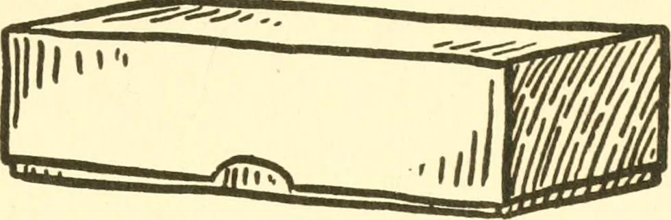 An illustration from When mother lets us make paper box furniture; a book which shows children just how to make most attractive toy furniture out of materials which cost practically nothing--toys which give as much pleasure as those from expensive toy shops, 1914, leaf 38