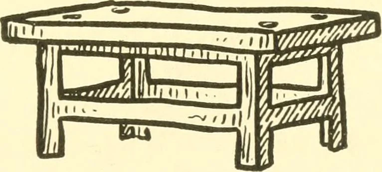 An illustration from When mother lets us make paper box furniture; a book which shows children just how to make most attractive toy furniture out of materials which cost practically nothing--toys which give as much pleasure as those from expensive toy shops, 1914, leaf 42