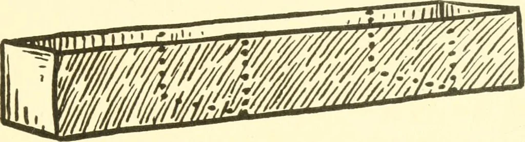 An illustration from When mother lets us make paper box furniture; a book which shows children just how to make most attractive toy furniture out of materials which cost practically nothing--toys which give as much pleasure as those from expensive toy shops, 1914, leaf 46