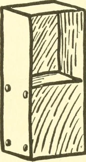 An illustration from When mother lets us make paper box furniture; a book which shows children just how to make most attractive toy furniture out of materials which cost practically nothing--toys which give as much pleasure as those from expensive toy shops, 1914, leaf 46