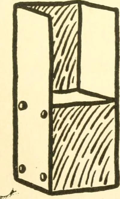 An illustration from When mother lets us make paper box furniture; a book which shows children just how to make most attractive toy furniture out of materials which cost practically nothing--toys which give as much pleasure as those from expensive toy shops, 1914, leaf 46