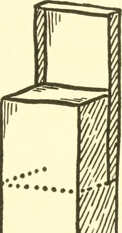 An illustration from When mother lets us make paper box furniture; a book which shows children just how to make most attractive toy furniture out of materials which cost practically nothing--toys which give as much pleasure as those from expensive toy shops, 1914, leaf 50