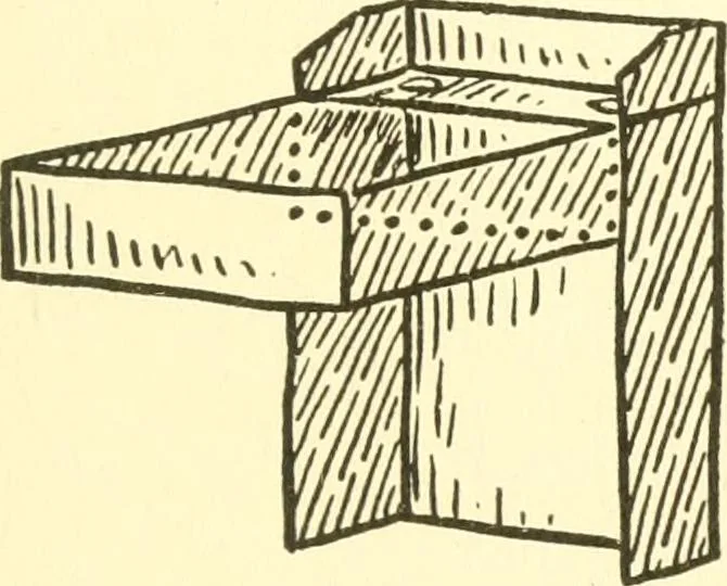 An illustration from When mother lets us make paper box furniture; a book which shows children just how to make most attractive toy furniture out of materials which cost practically nothing--toys which give as much pleasure as those from expensive toy shops, 1914, leaf 56