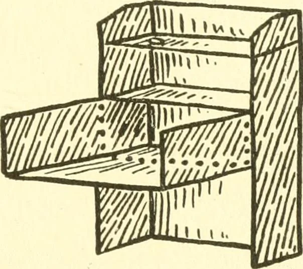 An illustration from When mother lets us make paper box furniture; a book which shows children just how to make most attractive toy furniture out of materials which cost practically nothing--toys which give as much pleasure as those from expensive toy shops, 1914, leaf 56