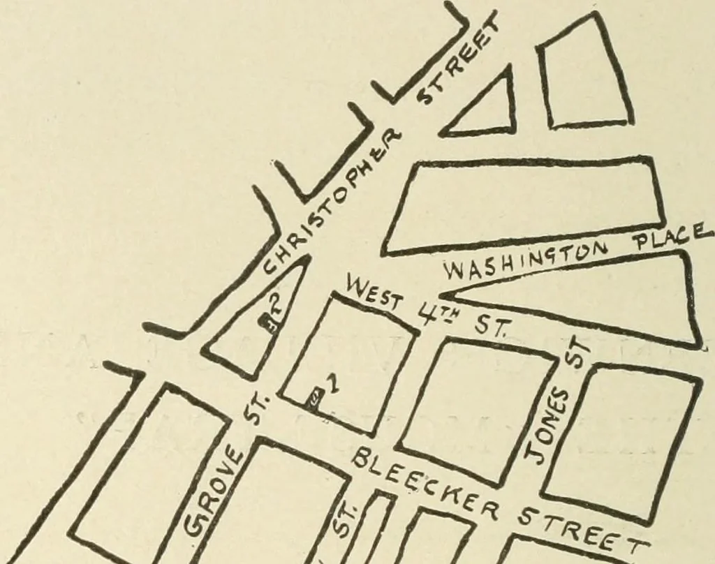 An illustration from When old New York was young, 1902, leaf 105