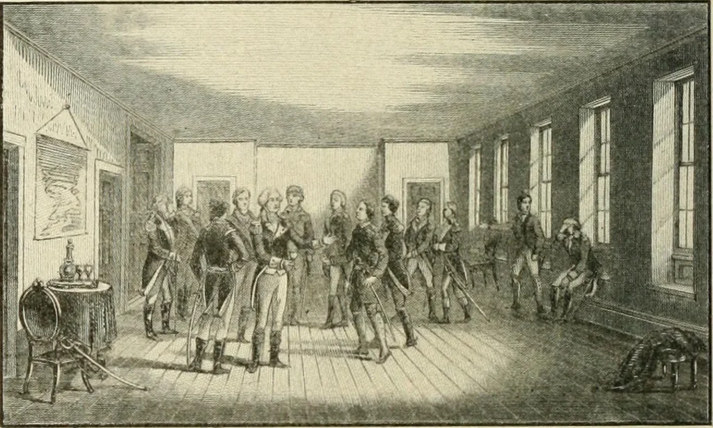 An illustration from When old New York was young, 1902, leaf 121