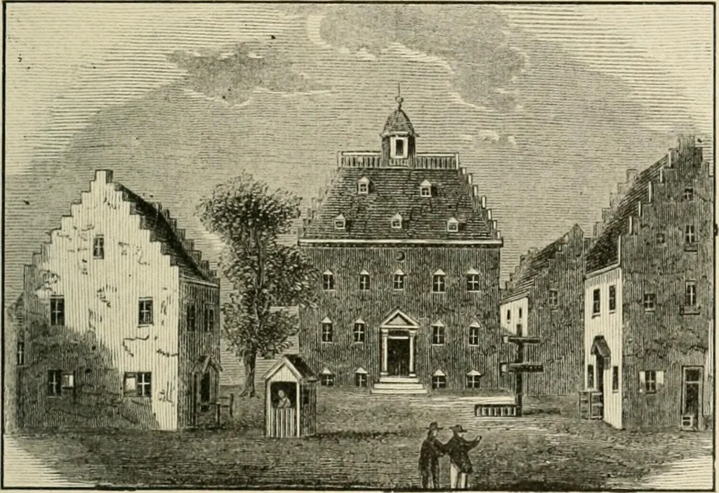 An illustration from When old New York was young, 1902, leaf 122