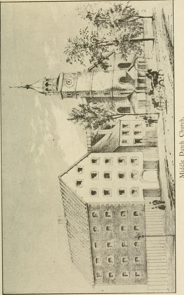 An illustration from When old New York was young, 1902, leaf 126