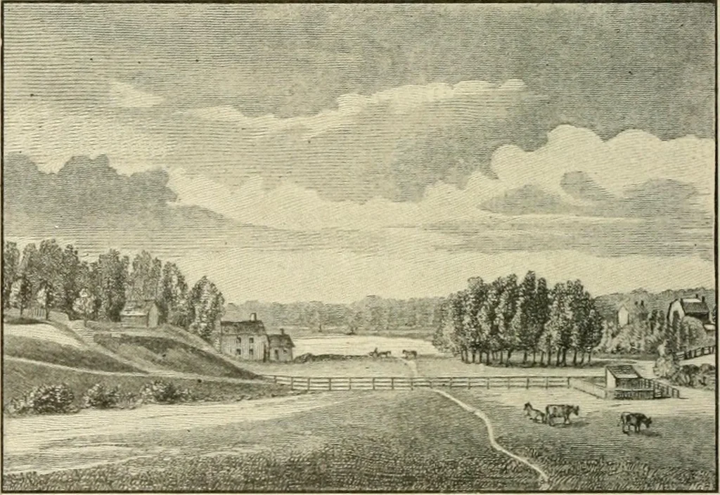 An illustration from When old New York was young, 1902, leaf 129