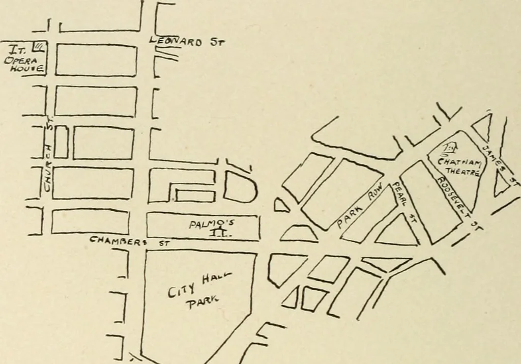 An illustration from When old New York was young, 1902, leaf 165