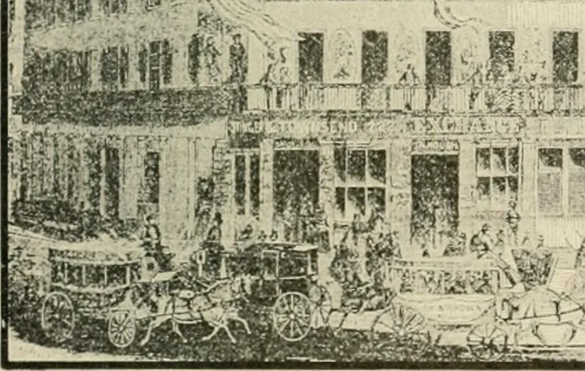 An illustration from When old New York was young, 1902, leaf 174