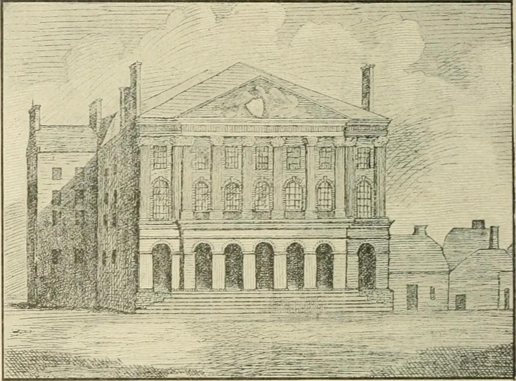 An illustration from When old New York was young, 1902, leaf 175