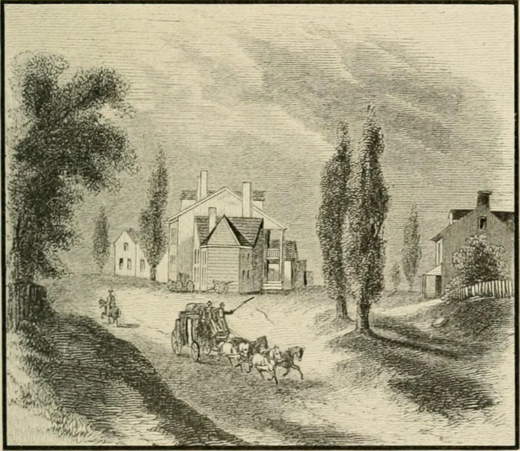 An illustration from When old New York was young, 1902, leaf 176