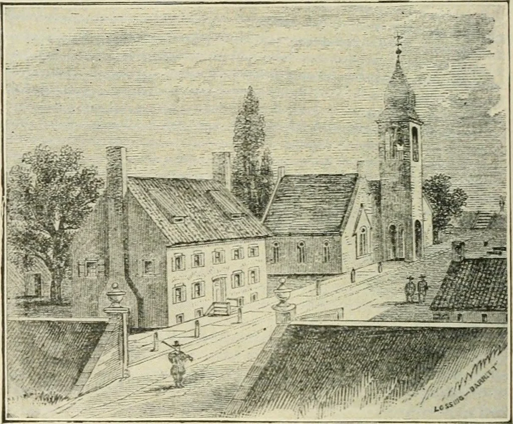 An illustration from When old New York was young, 1902, leaf 199