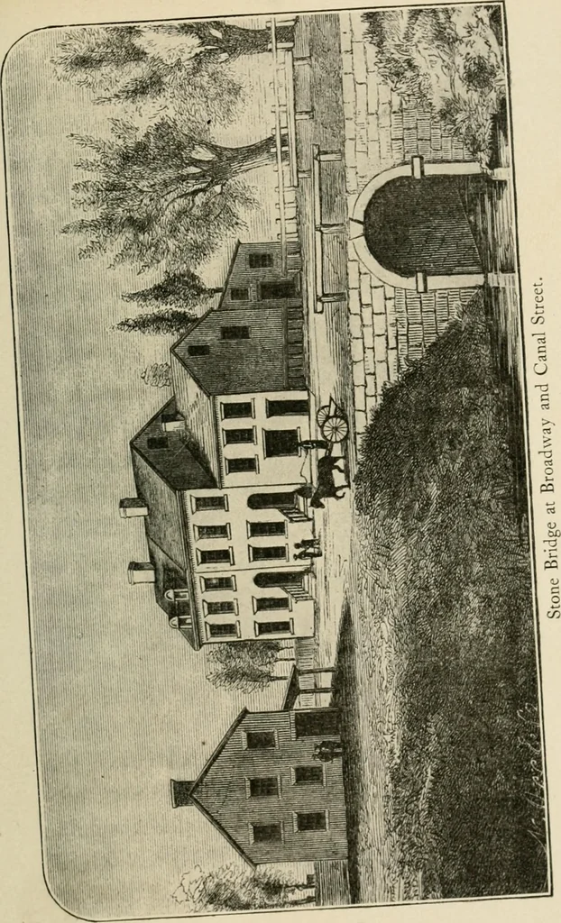 An illustration from When old New York was young, 1902, leaf 214