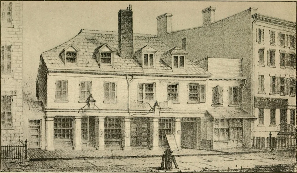 An illustration from When old New York was young, 1902, leaf 22