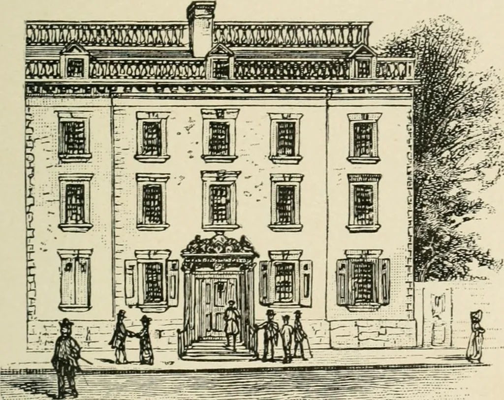 An illustration from When old New York was young, 1902, leaf 230