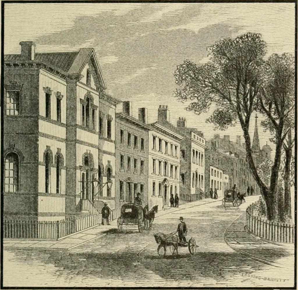 An illustration from When old New York was young, 1902, leaf 250