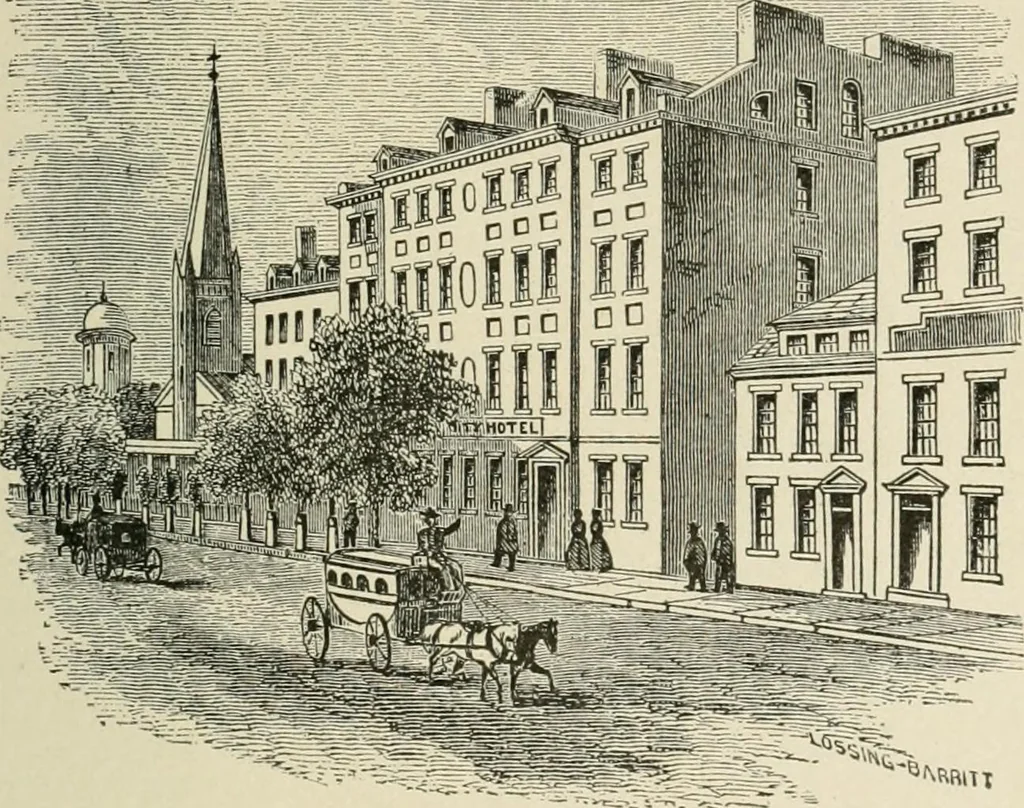 An illustration from When old New York was young, 1902, leaf 252