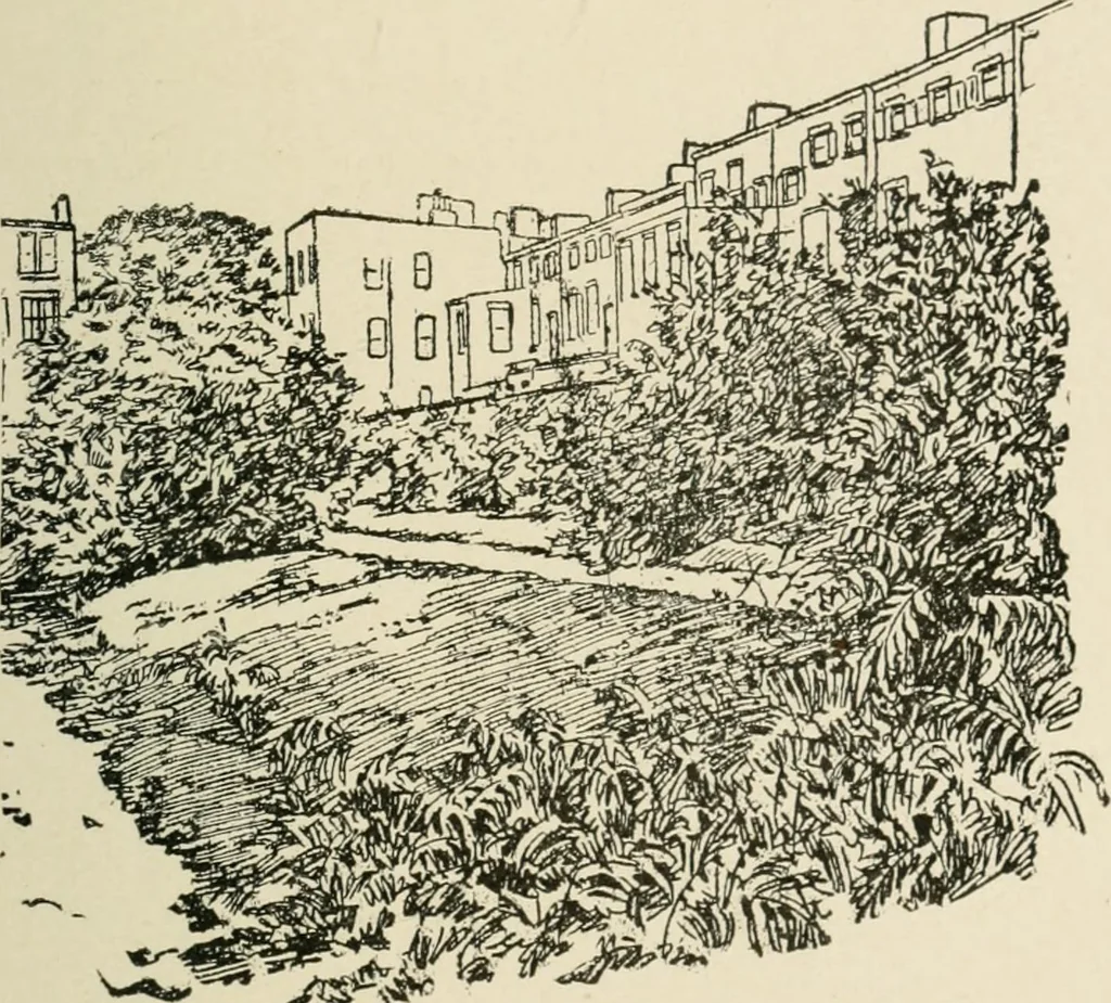 An illustration from When old New York was young, 1902, leaf 272
