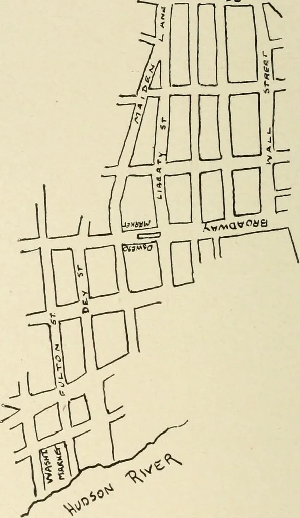 An illustration from When old New York was young, 1902, leaf 275