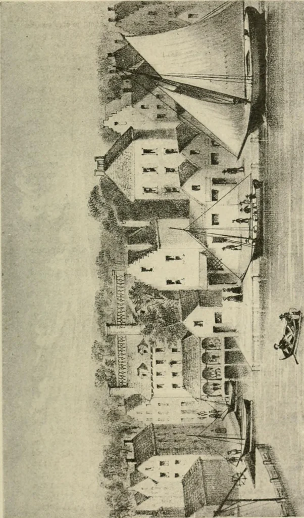 An illustration from When old New York was young, 1902, leaf 278