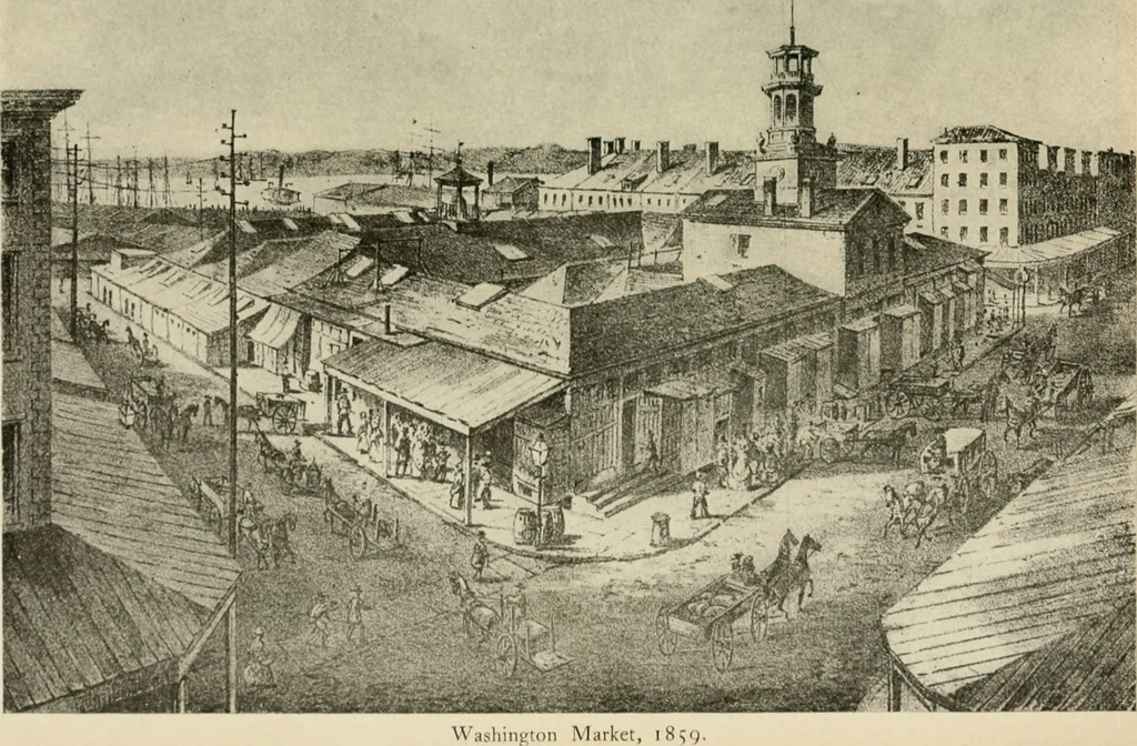 An illustration from When old New York was young, 1902, leaf 284