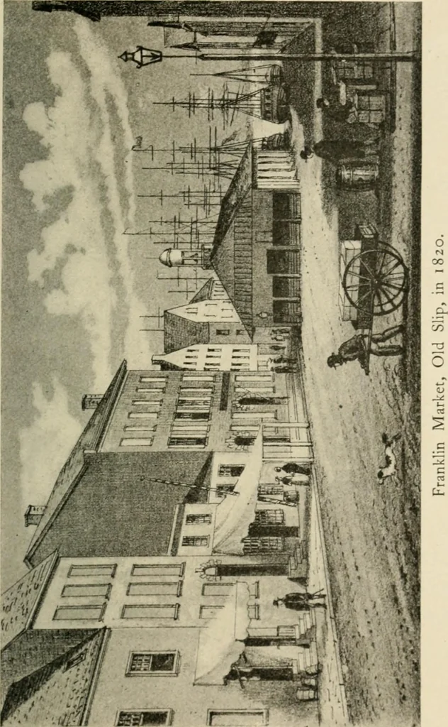 An illustration from When old New York was young, 1902, leaf 288