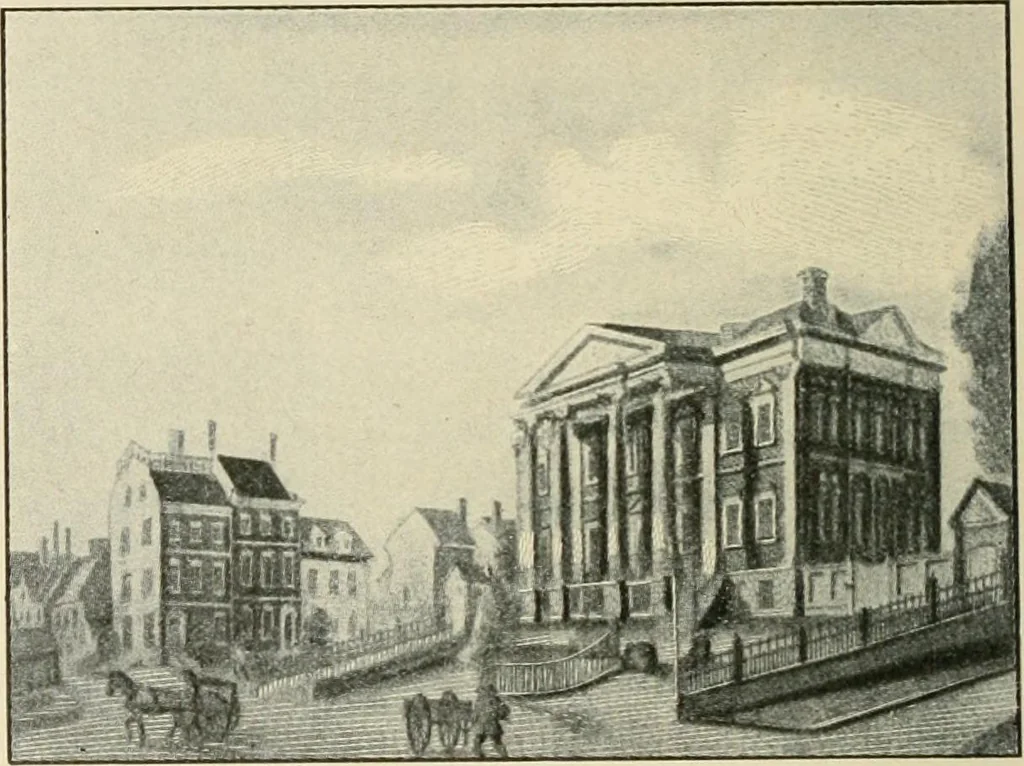 An illustration from When old New York was young, 1902, leaf 29