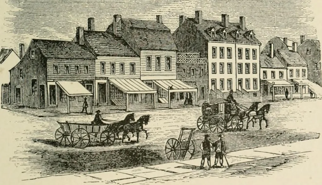 An illustration from When old New York was young, 1902, leaf 294