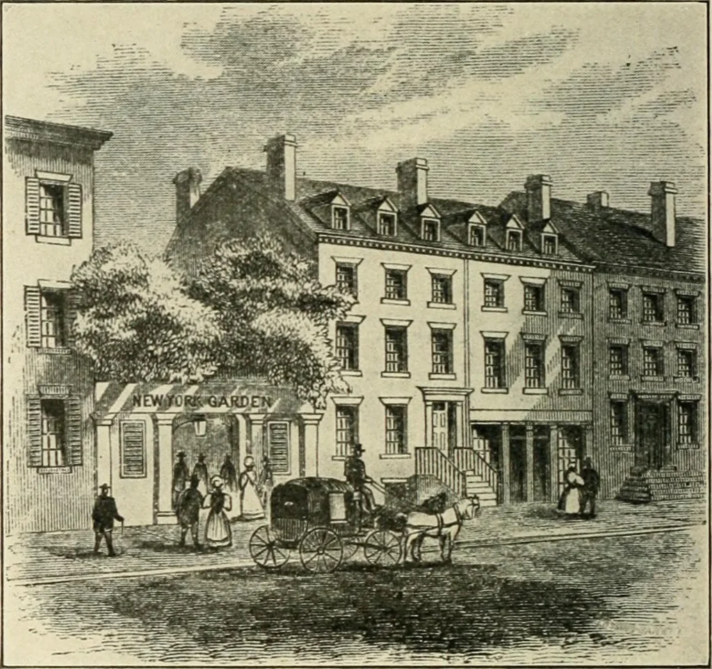 An illustration from When old New York was young, 1902, leaf 299