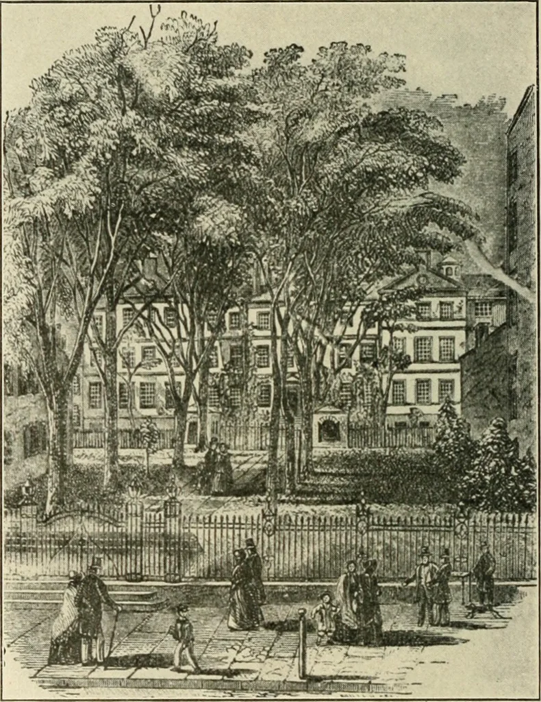 An illustration from When old New York was young, 1902, leaf 301