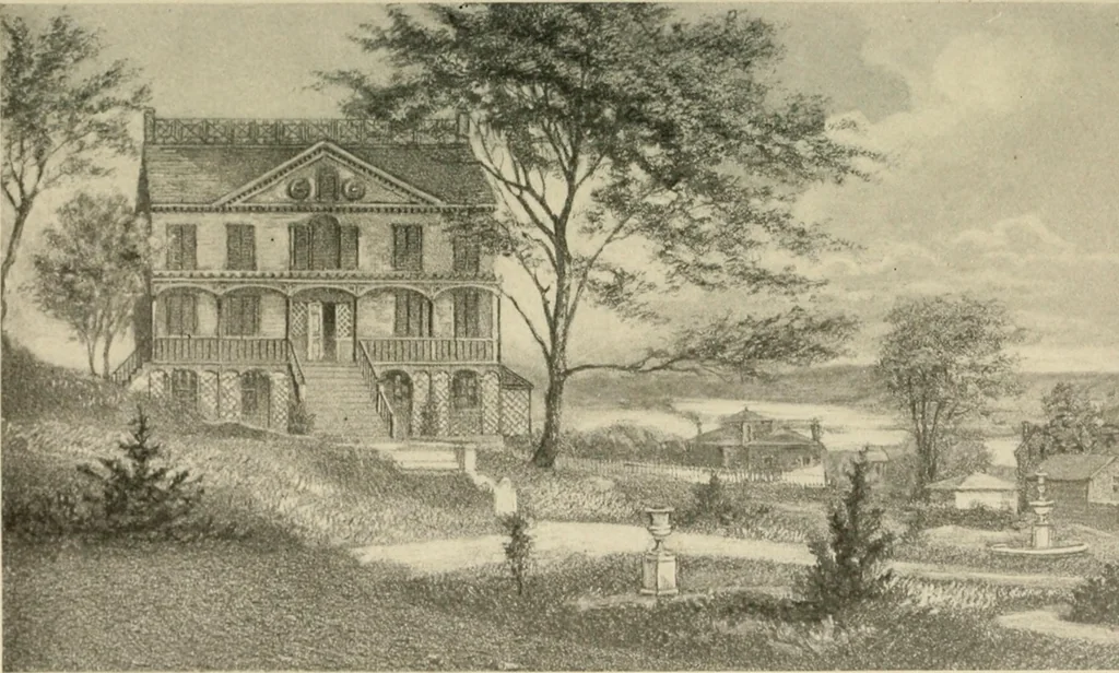 An illustration from When old New York was young, 1902, leaf 328