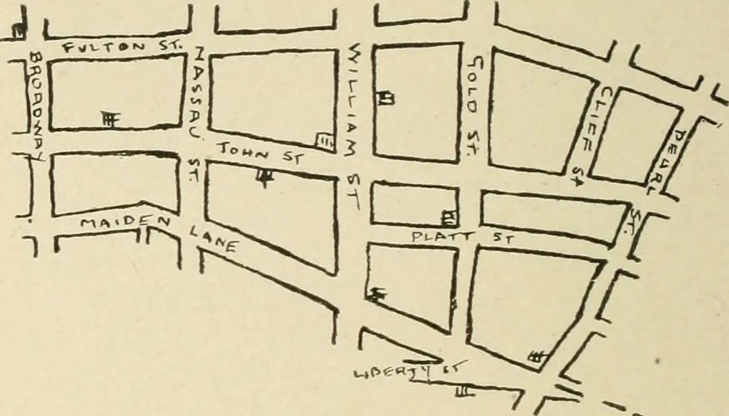 An illustration from When old New York was young, 1902, leaf 33