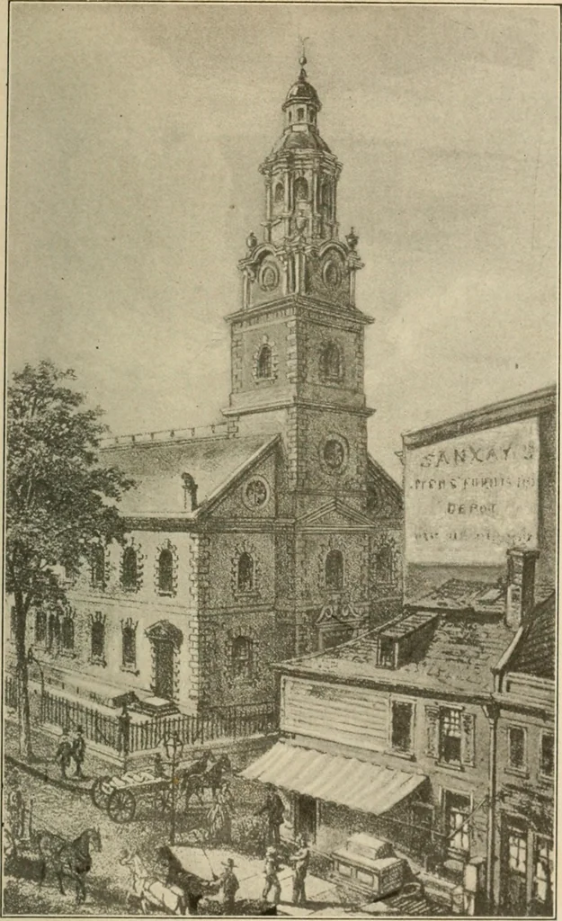 An illustration from When old New York was young, 1902, leaf 342