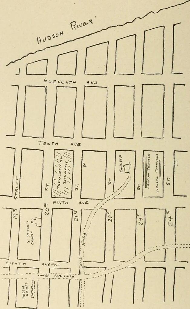 An illustration from When old New York was young, 1902, leaf 347