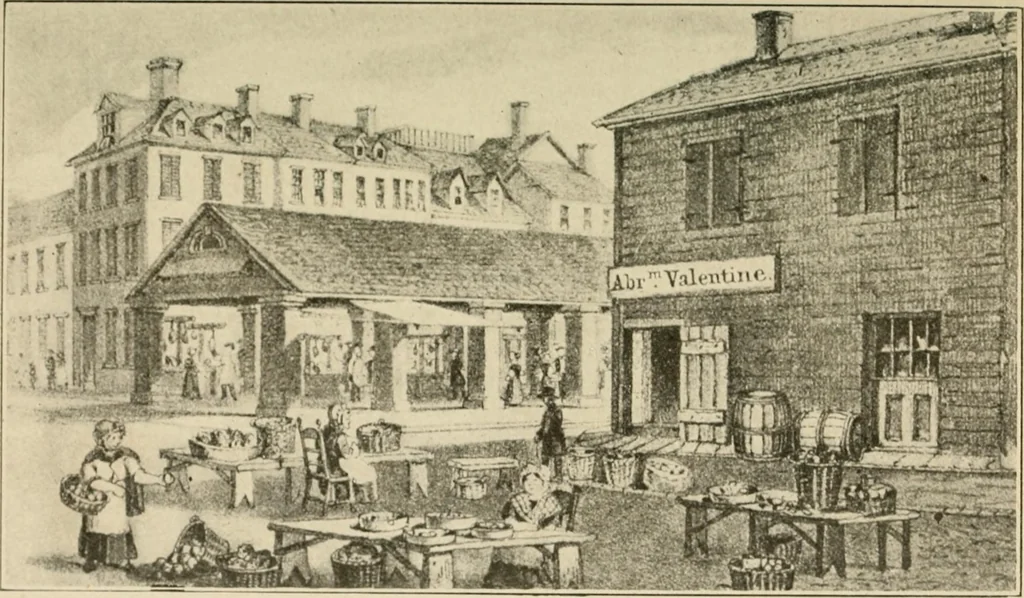 An illustration from When old New York was young, 1902, leaf 40