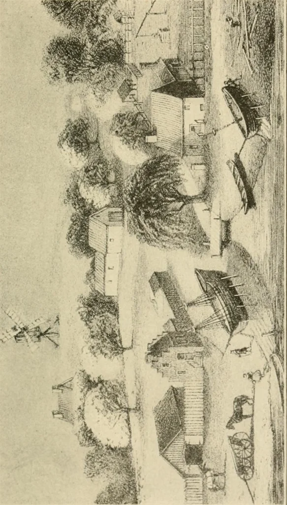An illustration from When old New York was young, 1902, leaf 44