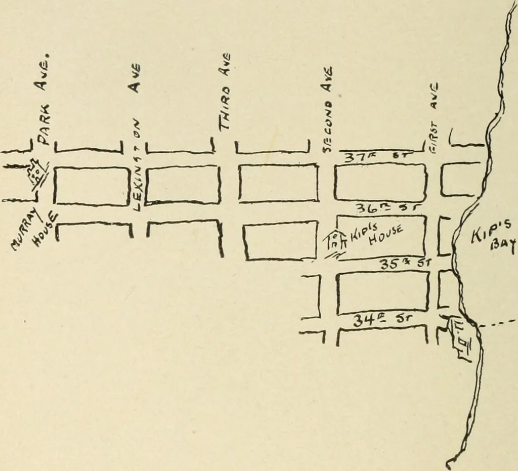 An illustration from When old New York was young, 1902, leaf 49