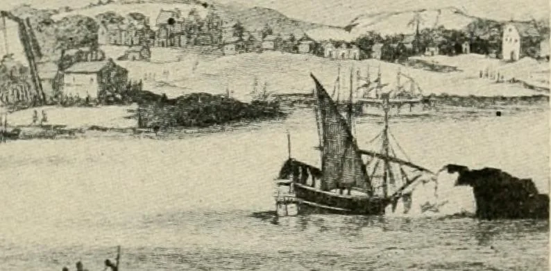 An illustration from When old New York was young, 1902, leaf 58